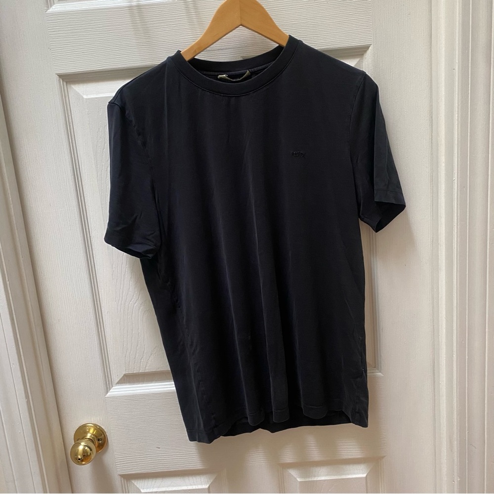 Fendi Black Short Sleeve Tee